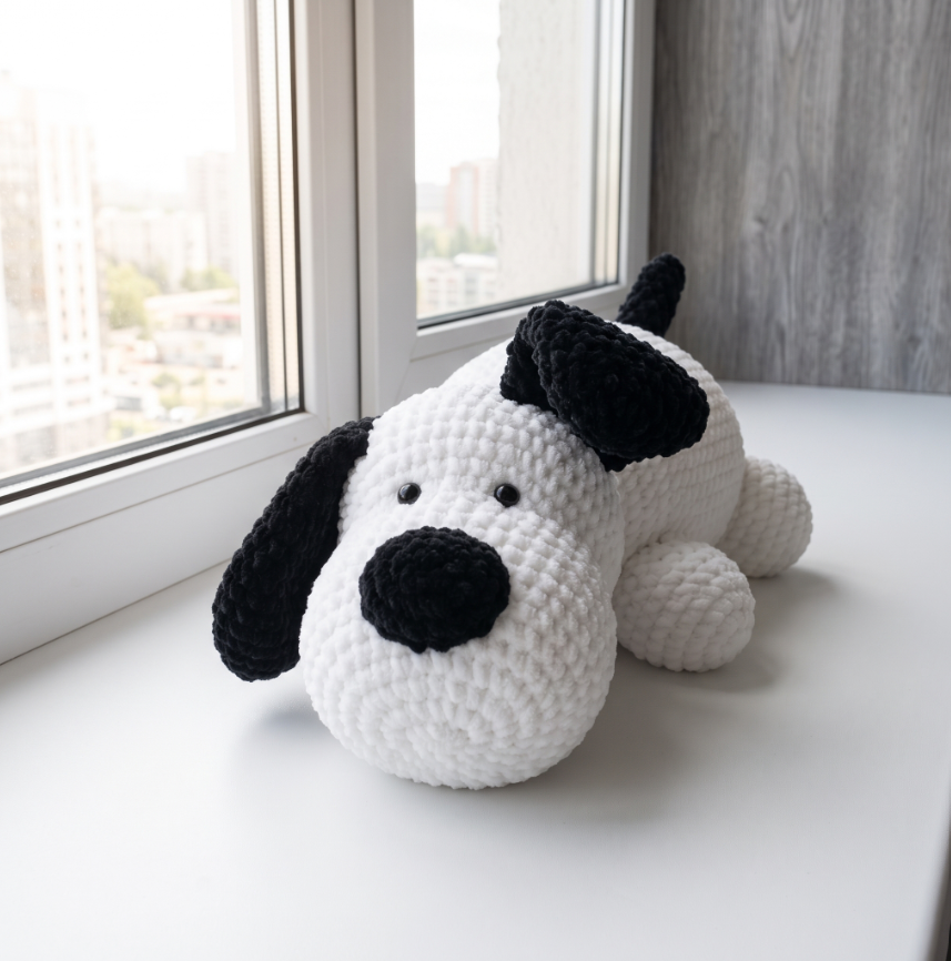 ๐ถ Sleepy Puppy Crochet Pattern