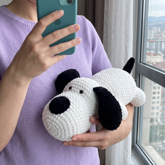 🐶 Sleepy Puppy Crochet Pattern