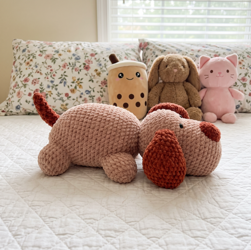 🐶 Sleepy Puppy Crochet Pattern