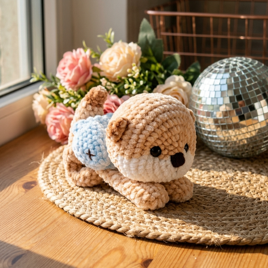 🦦 Low Sew Crochet Otter
