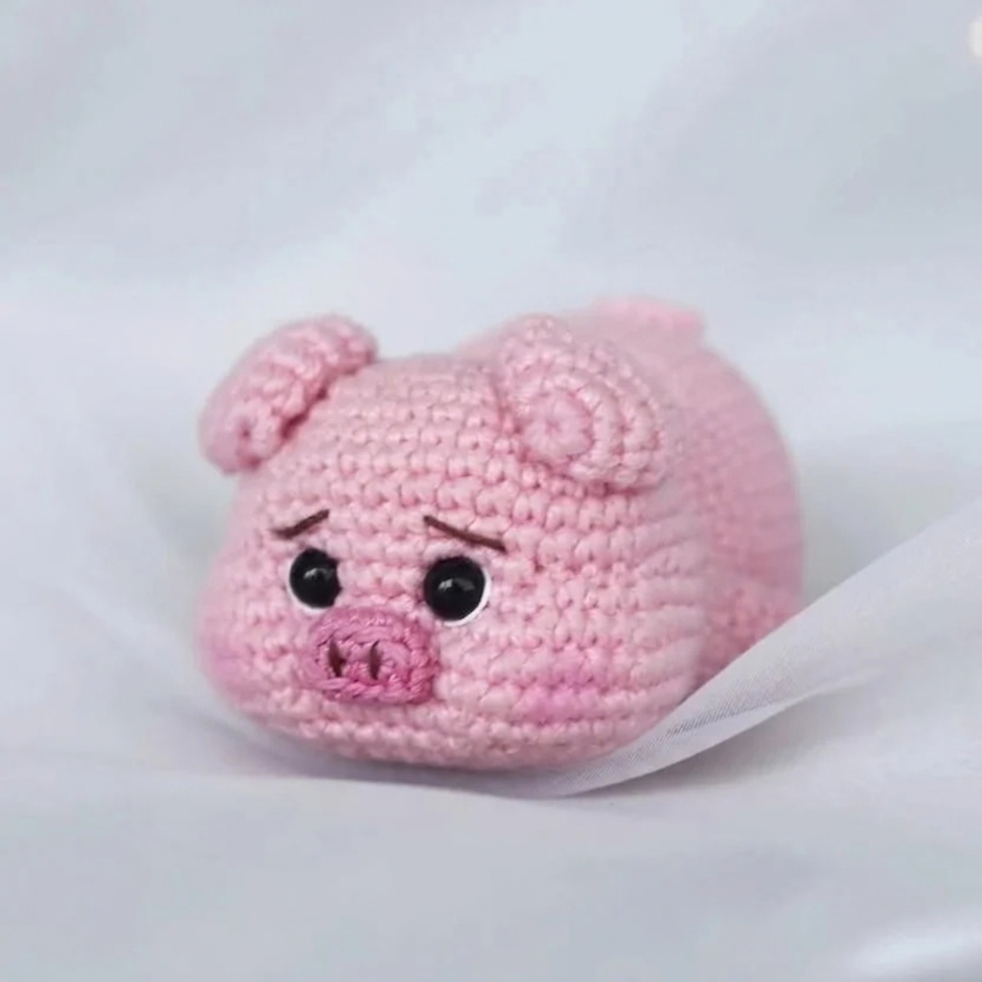 6-in-1 Cute Animal Crochet Patterns PDF 🐱🐉🦫🐶🦇🐷